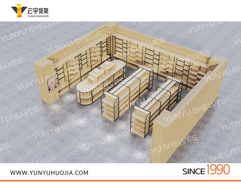 YYA-469 新款木纹超市货架