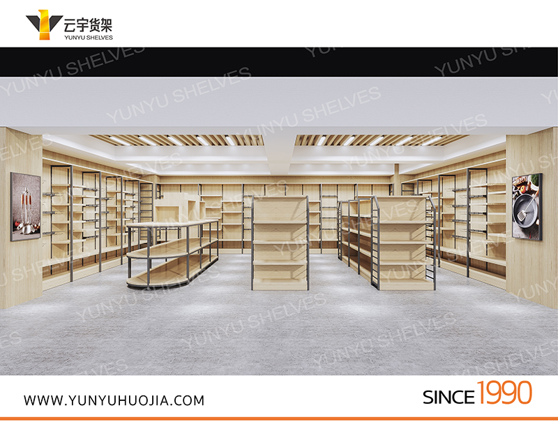 YYA-469 新款木纹超市货架