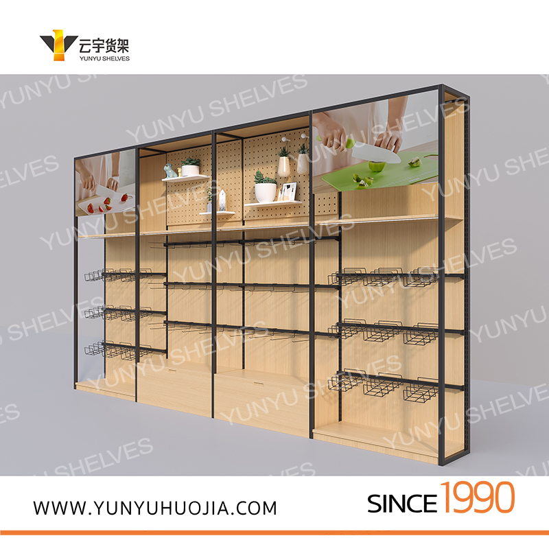 YYA7-026 新款木纹超市货架