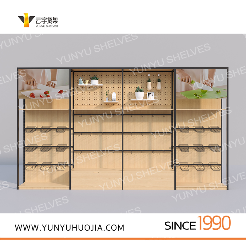 YYA7-026 新款木纹超市货架