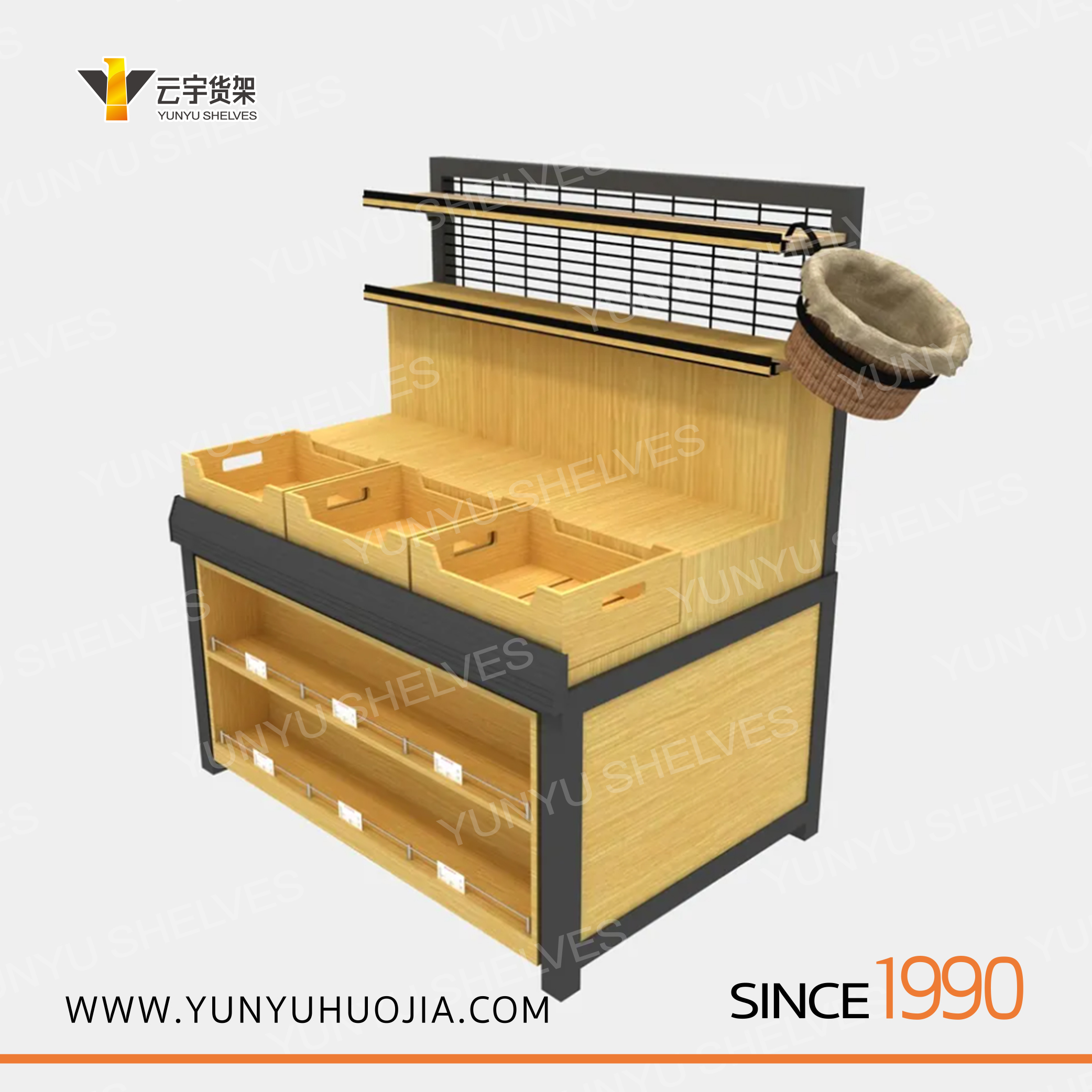 YYD-122 精品超市干货展示架