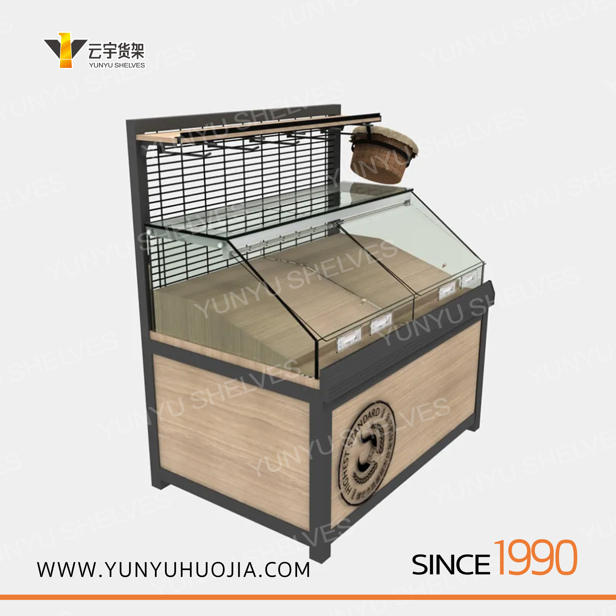 YYD-122 精品超市干货展示架