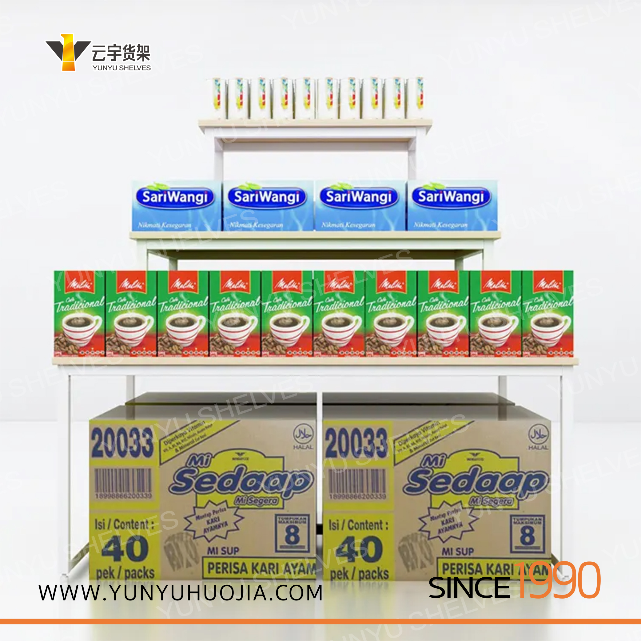 YYD-123 简约超市多层堆头架