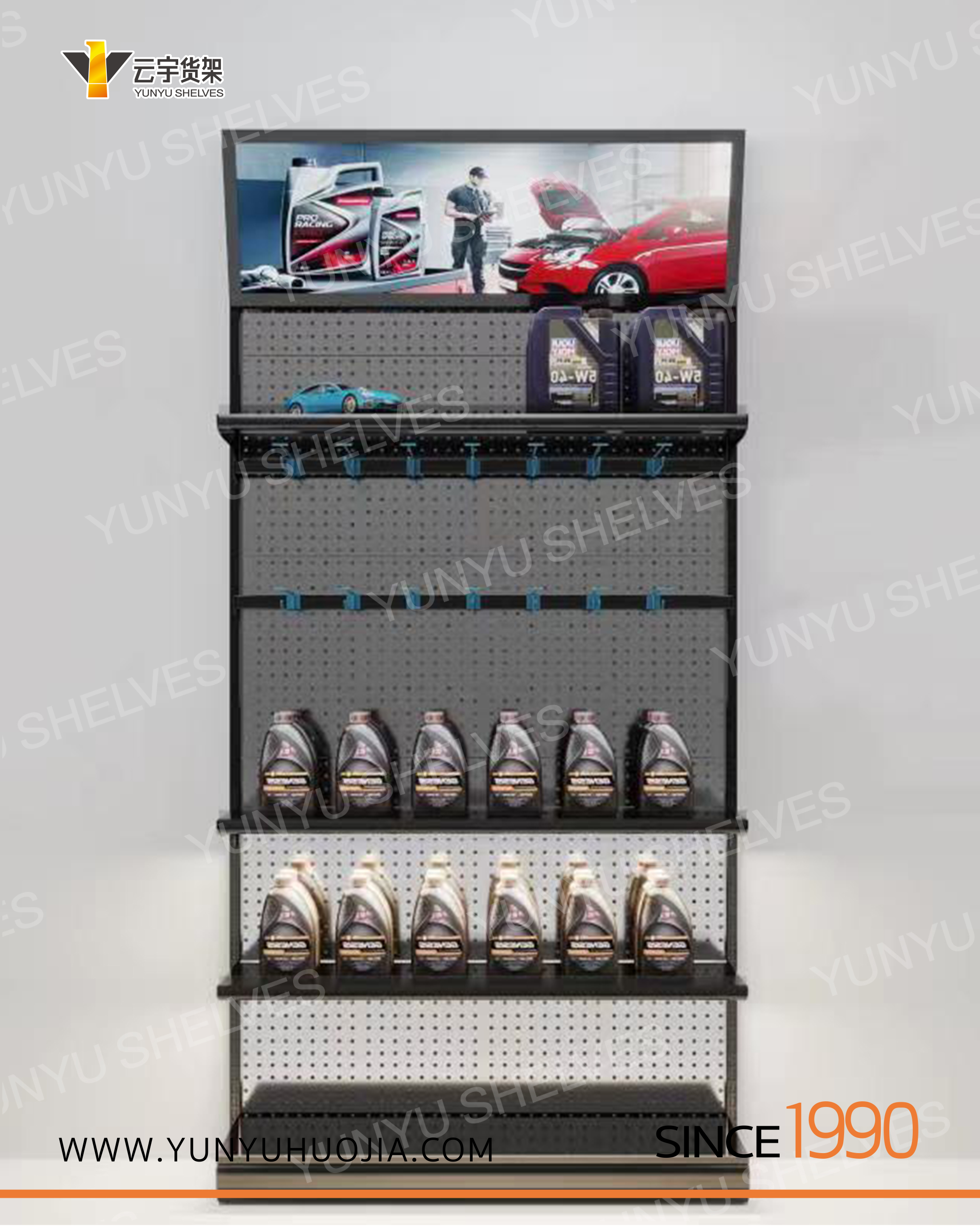 YYI-11 专业汽车机油货架