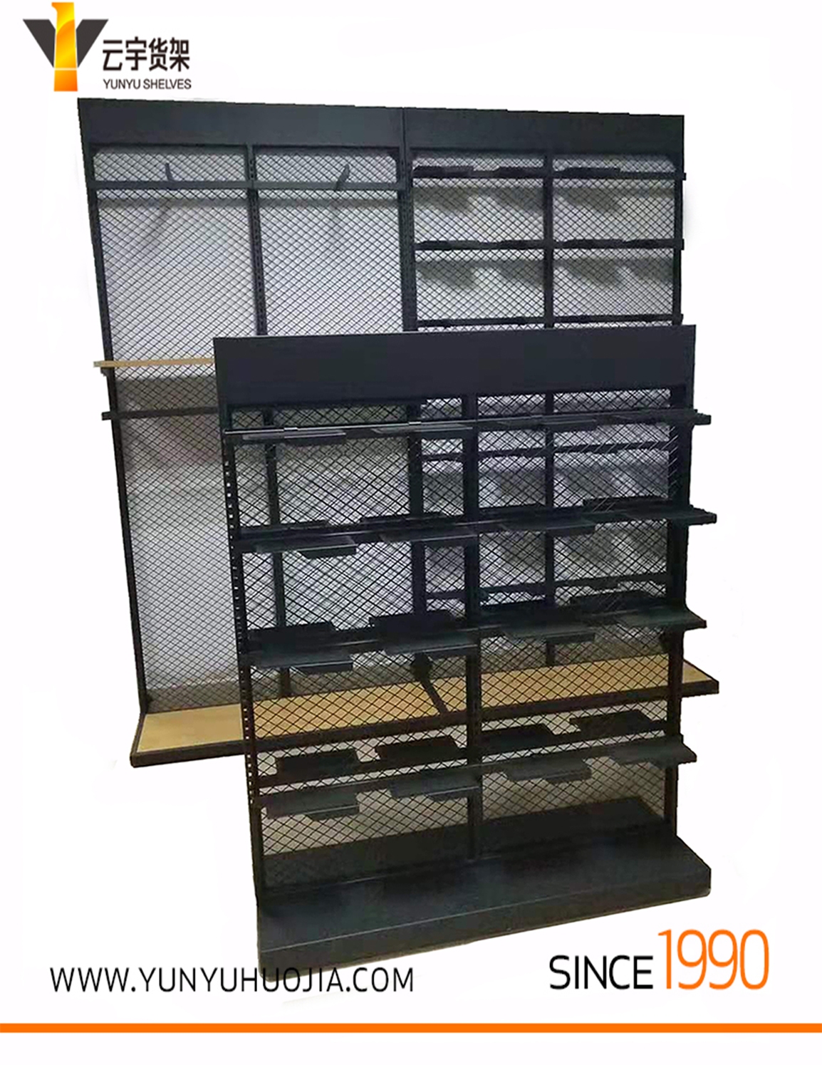 YYC-006 双面背网式体育运动设备展示架