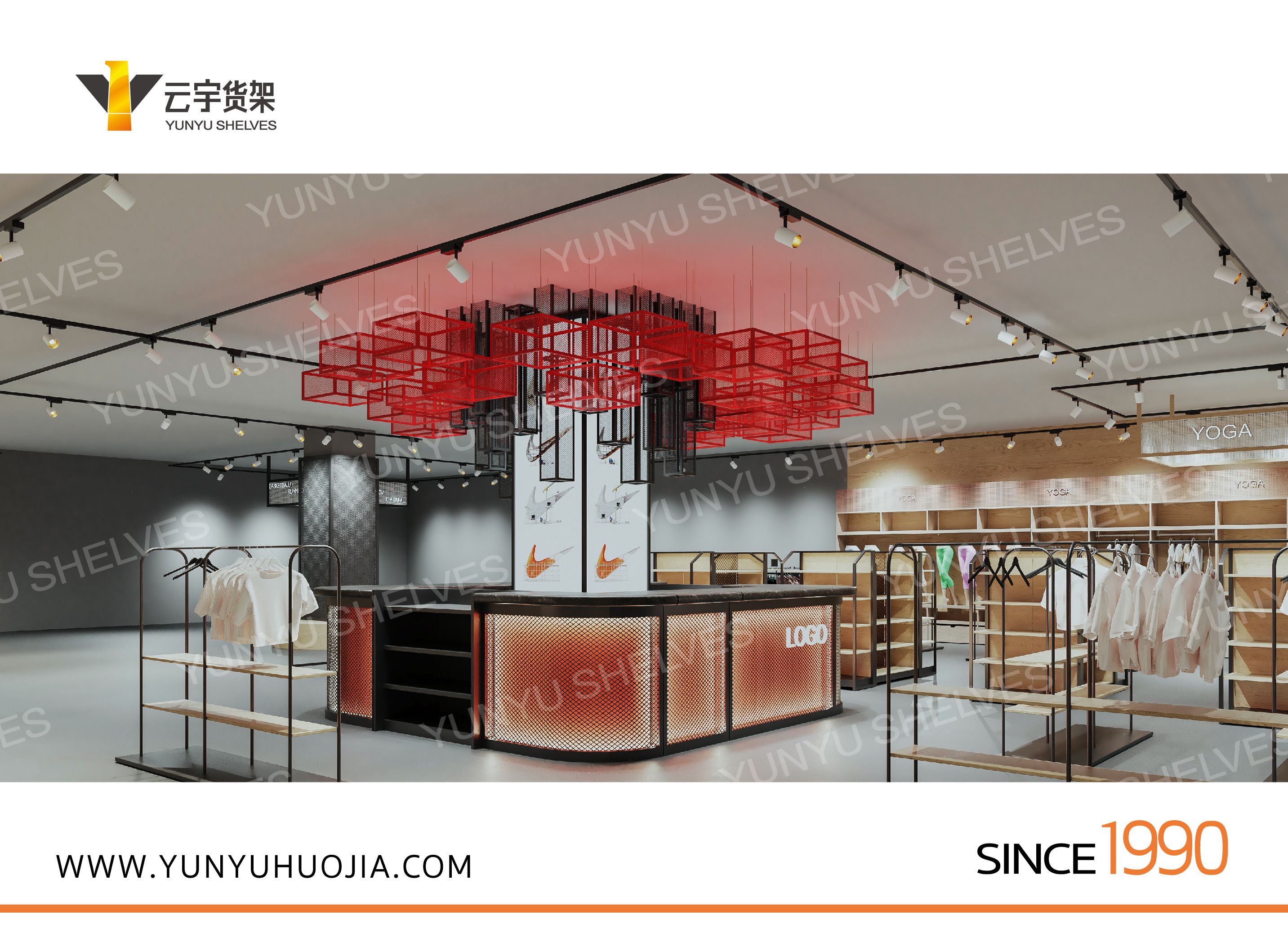 YYC1-001 多功能体育用品货架