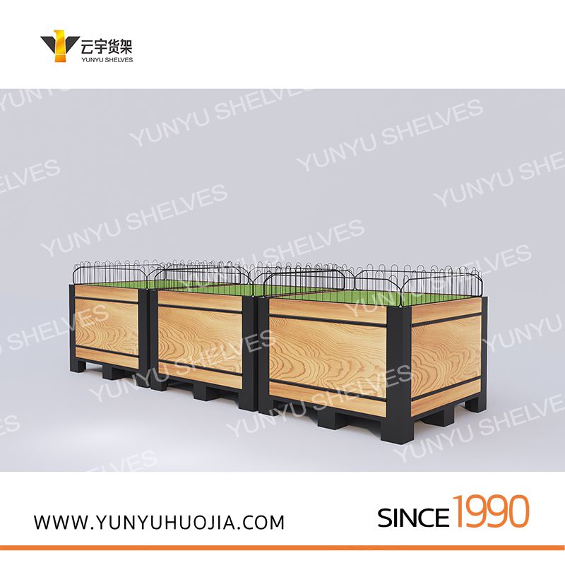 YYD-336 新款钢木蔬果堆头架
