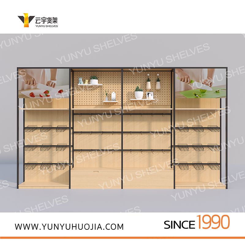 YYA7-026 新款木纹超市货架